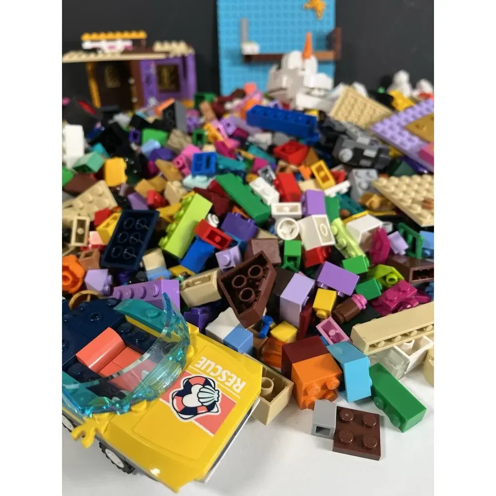 Lego Bulk Lot 3 lb 13 Oz. Loose Bricks Parts Pieces Genuine Lego Mixed Lot